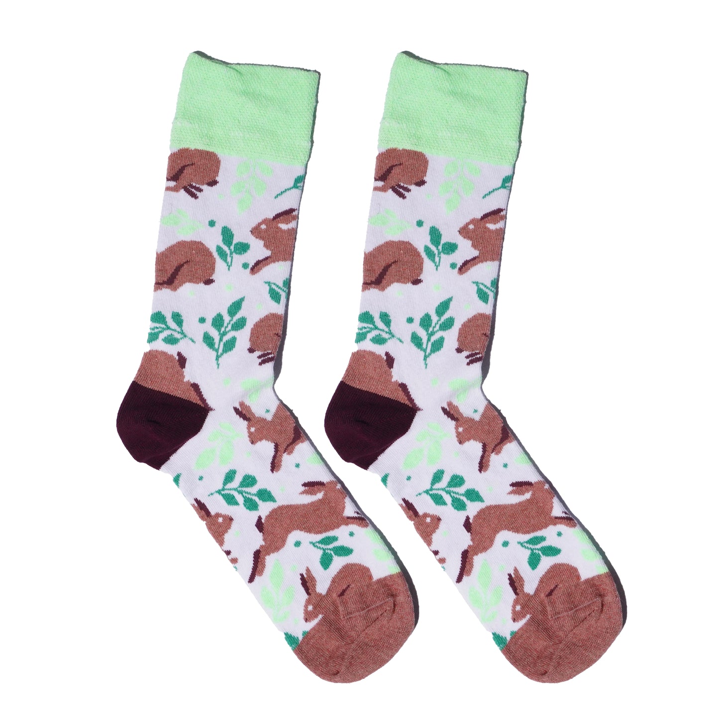 Jungle style | Dressy Socks | Cute Cool Colorful Cotton socks for Women and Men Cozy Gifts, funny Socks | Crazy socks 4 pairs set