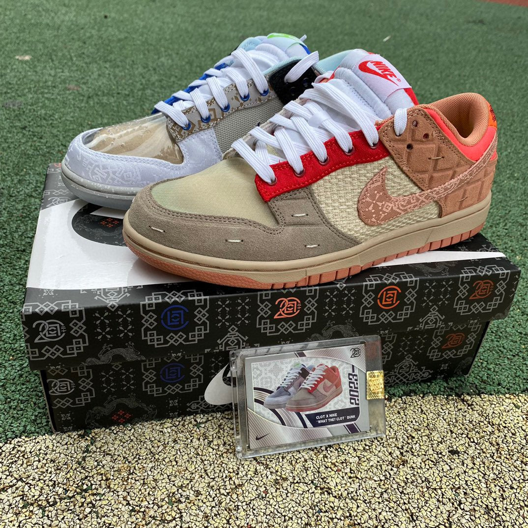 Nike x CLOT Dunk Low "What The"