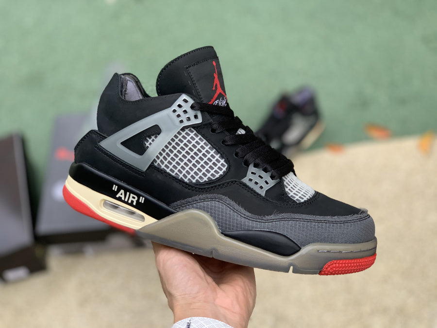 Nike x Off-White x Air Jordan 4 Bred