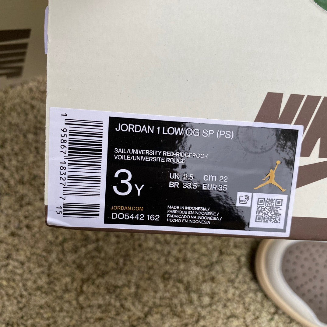 Travis Scott x Air Jordan 1 Low OG Reverse Mocha