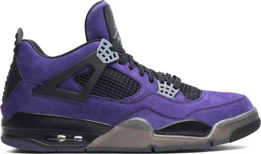 Travis Scott x Air Jordan 4 Retro 'Purple Suede - "Black Midsole"