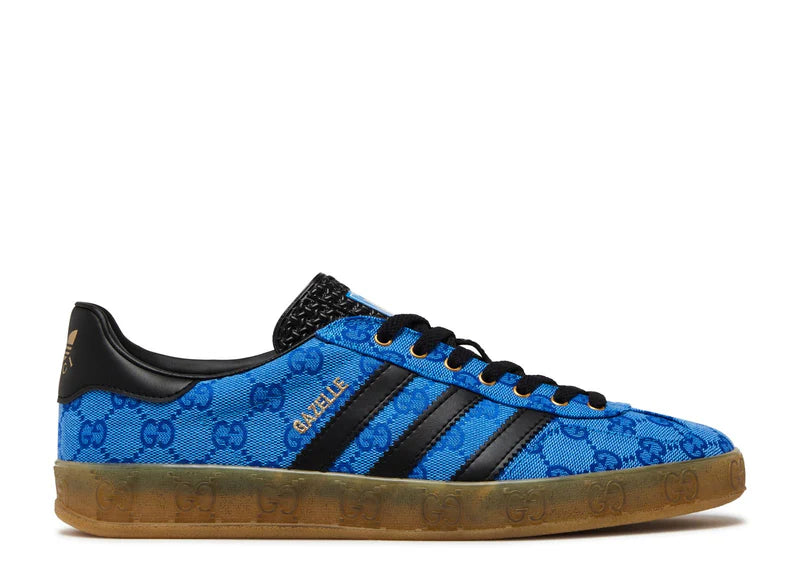 Adidas x Gucci Gazelle Blue GG Monogram