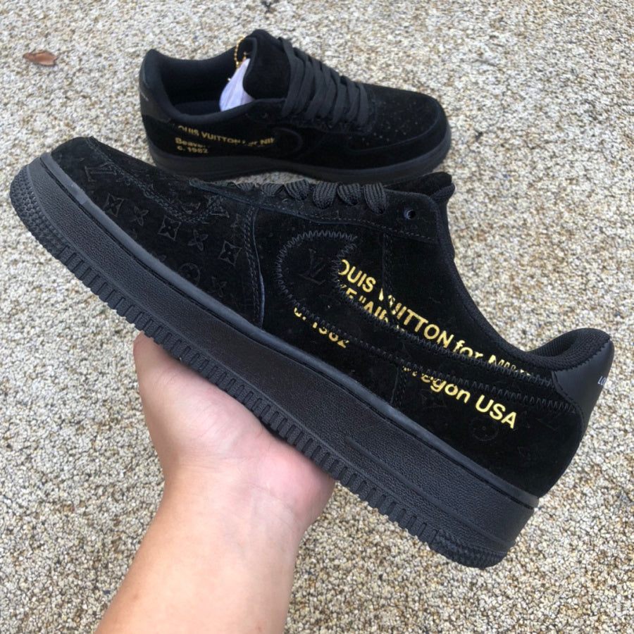 Louis Vuitton X Air Force 1 Low "Virgil Abloh - Black