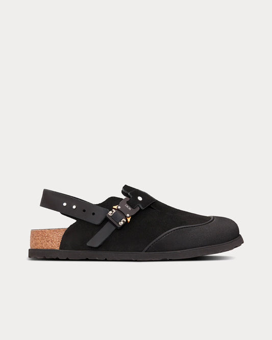 Dior X Birkenstock - Men's Tokio Black Nubuck Calfskin Mules