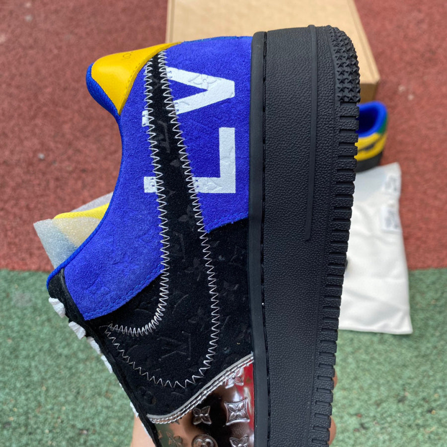 Nike x Virgil Abloh x Louis Vuitton Air Force 1 Low "Purple Dusk/Metallic Silver"