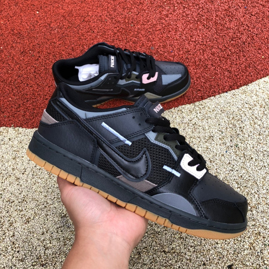 NIKE DUNK LOW SCRAP BLACK GUM