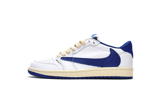 Nike Air Jordan 1 Low X Travis Scott Blue Bottom Barb