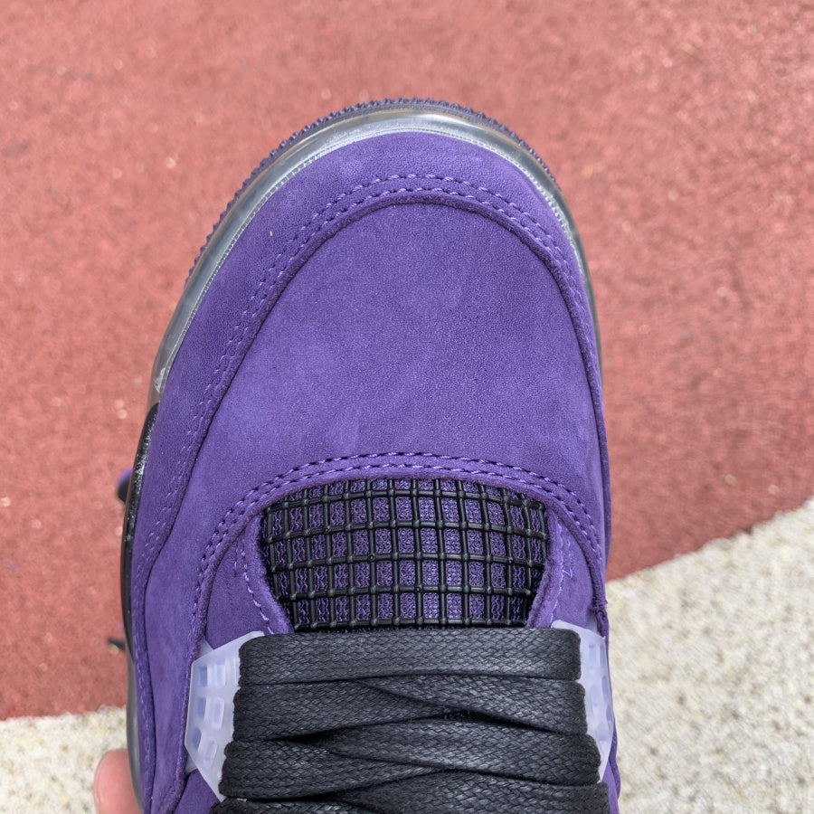 Travis Scott x Air Jordan 4 Retro 'Purple Suede - "Black Midsole"