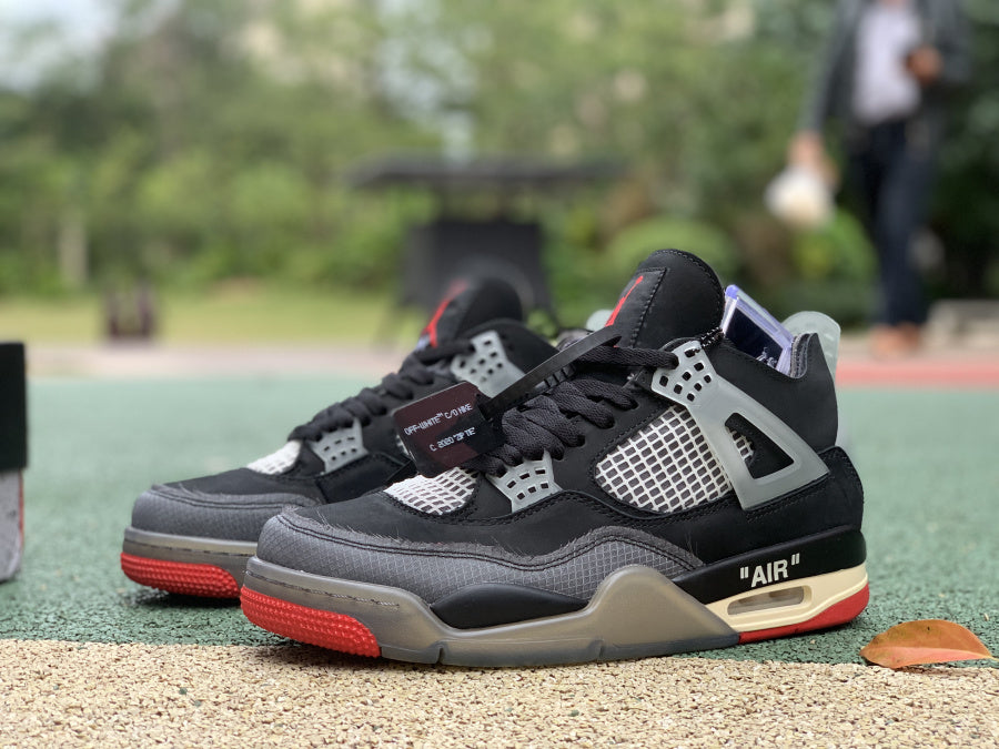 Nike x Off-White x Air Jordan 4 Bred