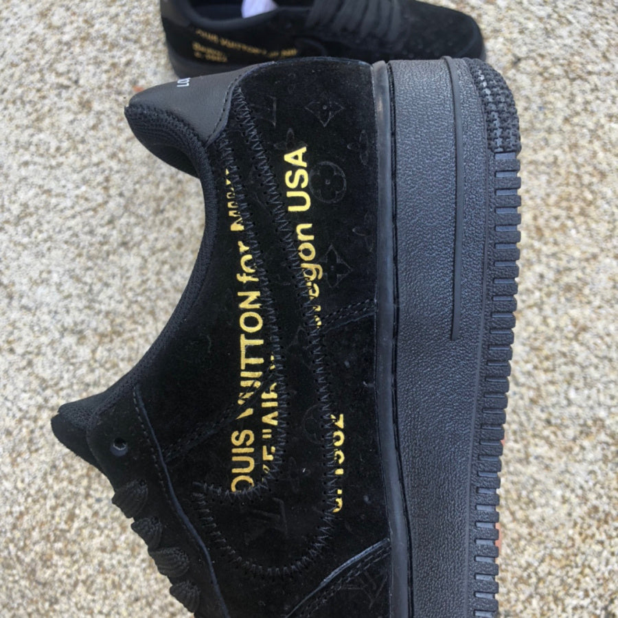 Louis Vuitton X Air Force 1 Low "Virgil Abloh - Black