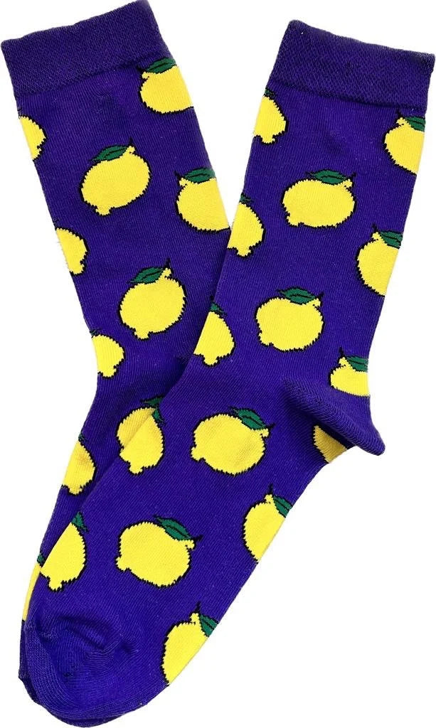 Fruity Socks | Cute Cool Colorful Cotton socks for Women and Men Cozy Gifts, 4 pairs set